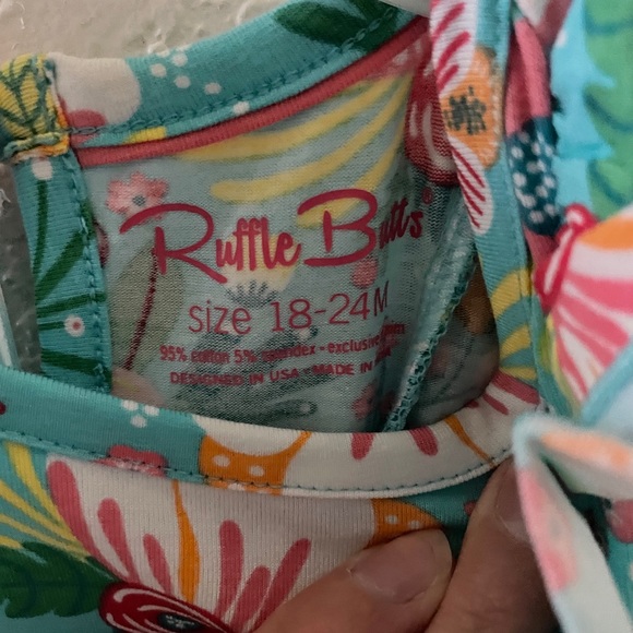 Size 18-24 Month Ruffle Butts Romper - Picture 4 of 8